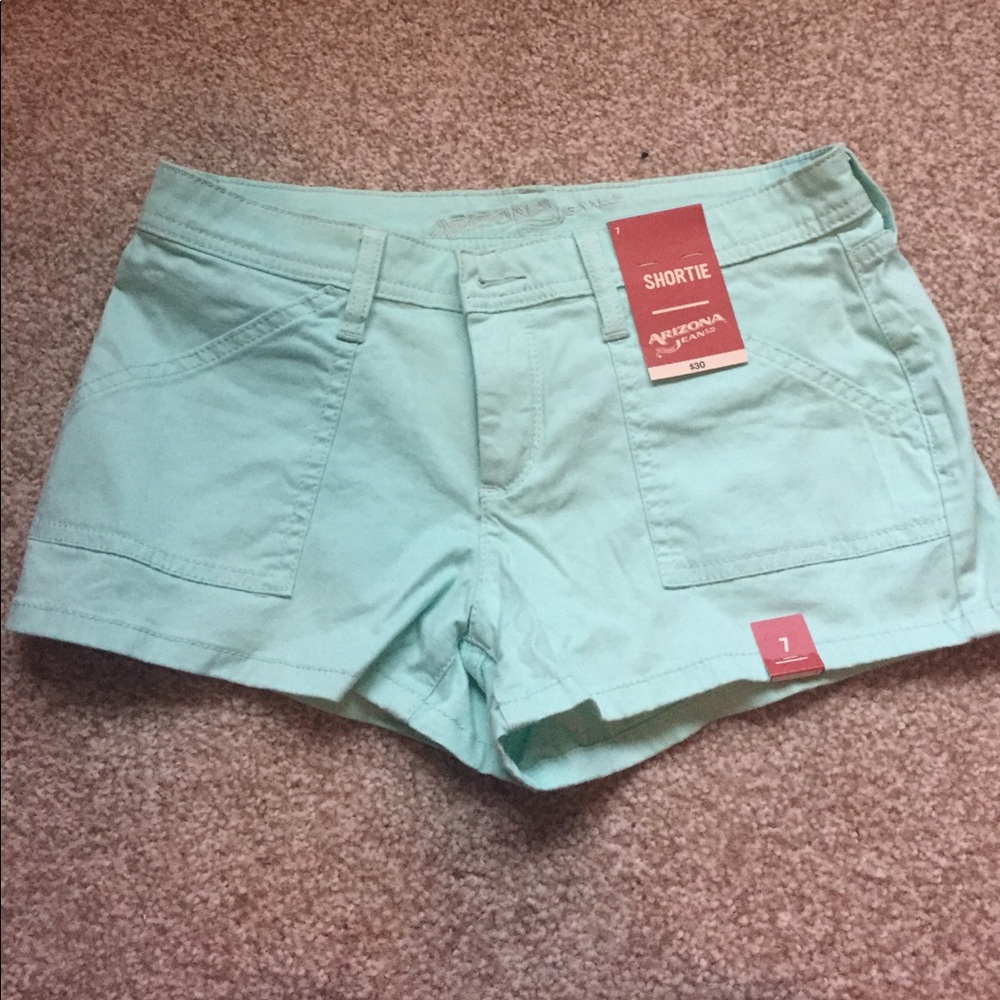 Mint shorts